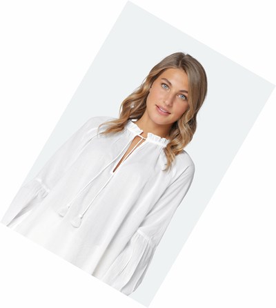 Women's Ilse Jacobsen Blouse White | AC2786195