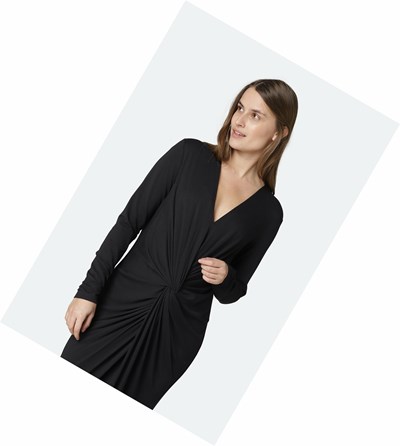 Women's Ilse Jacobsen Dress Black | SC9782314