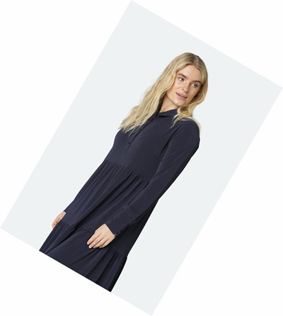 Women's Ilse Jacobsen Dress Indigo | HY7380512