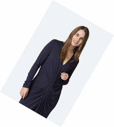 Women's Ilse Jacobsen Dress Indigo | IA0238654