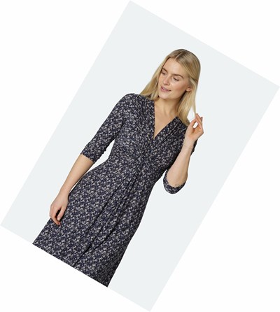 Women's Ilse Jacobsen Dress Indigo | UO5931487