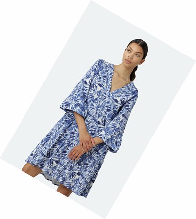 Women's Ilse Jacobsen Dress Indigo | ZG8153490