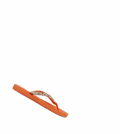 Women's Ilse Jacobsen Flip Flops Mango | OJ0615293