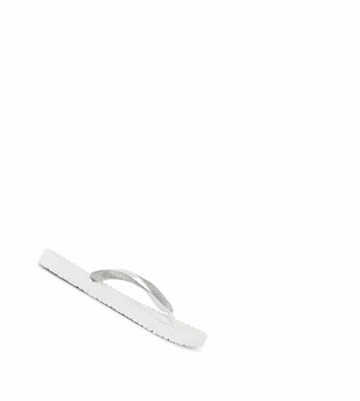 Women's Ilse Jacobsen Flip Flops White | QB2395678