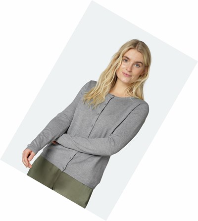 Women's Ilse Jacobsen Knitwear Grey | KM3725460