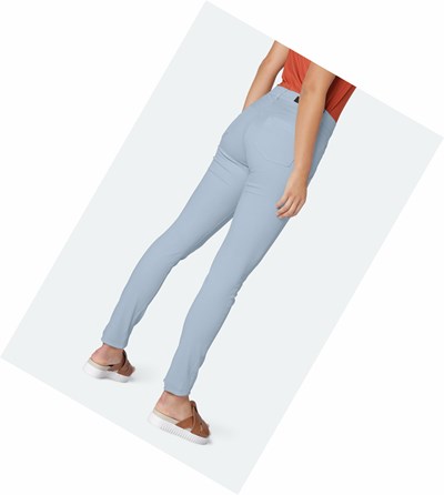 Women's Ilse Jacobsen Pants White Blue | FK4809731