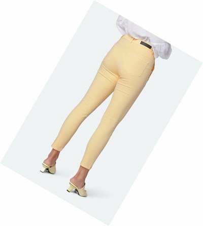 Women's Ilse Jacobsen Pants Yellow | IJ9341702