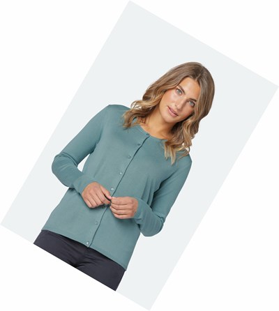 Women's Ilse Jacobsen Pullover Blue | DZ4196705