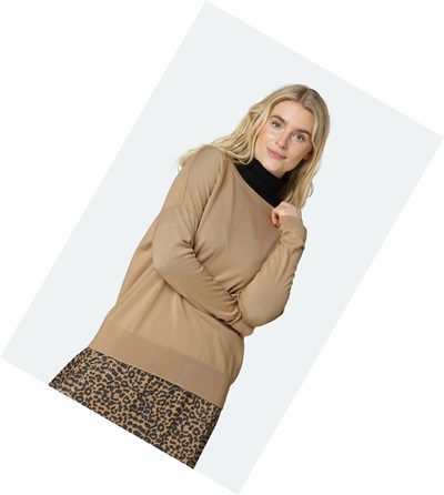 Women's Ilse Jacobsen Pullover Brown | GV4761209