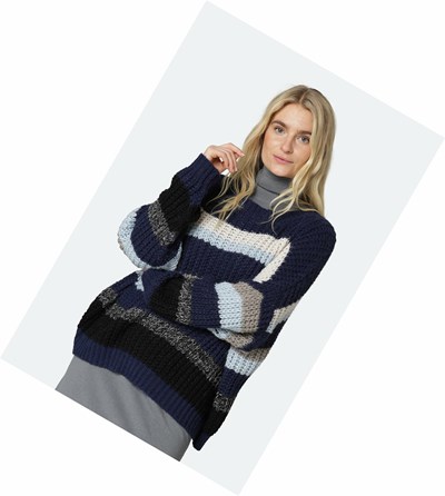 Women's Ilse Jacobsen Pullover Dark Indigo | VY2714935