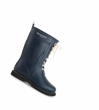 Women's Ilse Jacobsen Rain Boots Dark Indigo | AL7560192