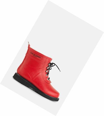 Women's Ilse Jacobsen Rain Boots Deep Red | QO0396875