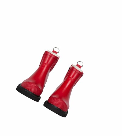 Women's Ilse Jacobsen Rain Boots Deep Red | SL9053628