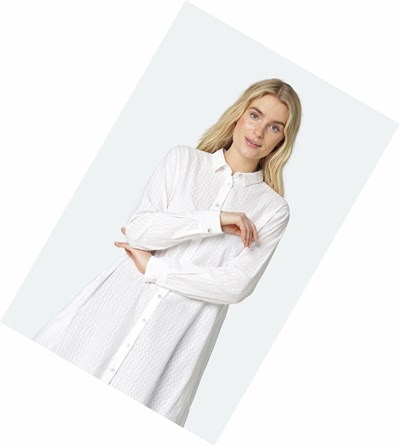 Women's Ilse Jacobsen Shirts White | UE8034157