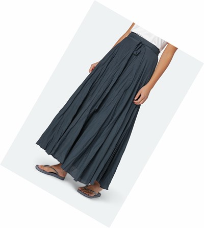 Women's Ilse Jacobsen Skirt Blue | WX5164297