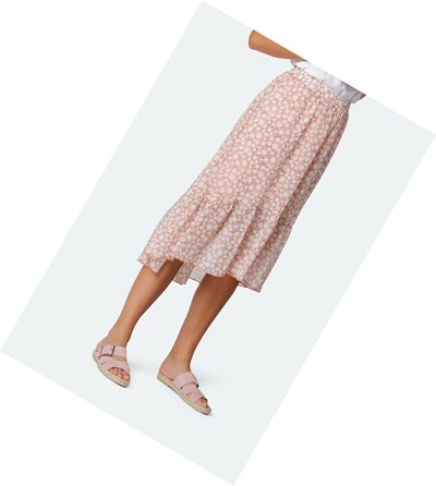 Women's Ilse Jacobsen Skirt Coral | WC0924168