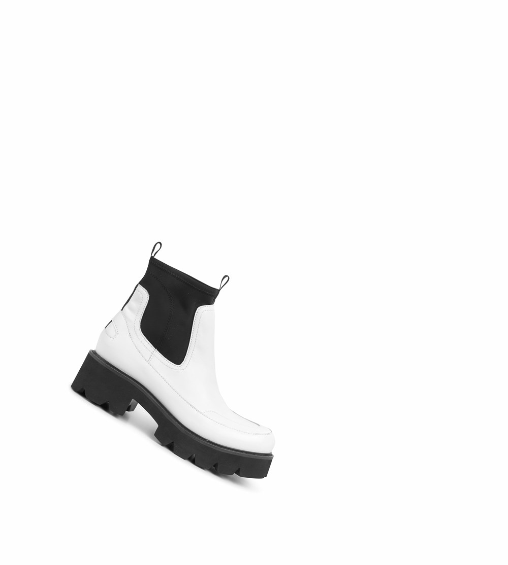 Women's Ilse Jacobsen Ankle Boots White | SL5230146