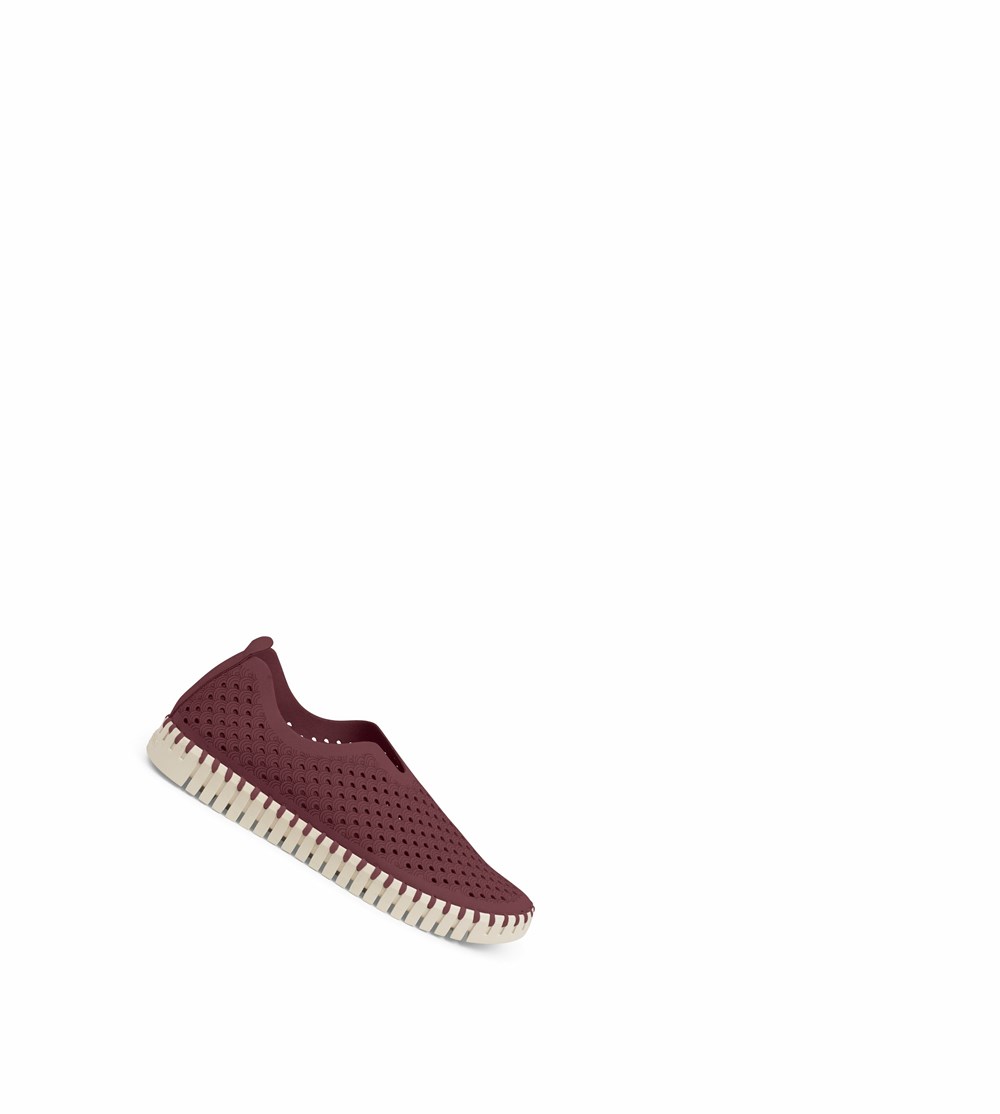 Women's Ilse Jacobsen Ballerina Burgundy | TX2501643