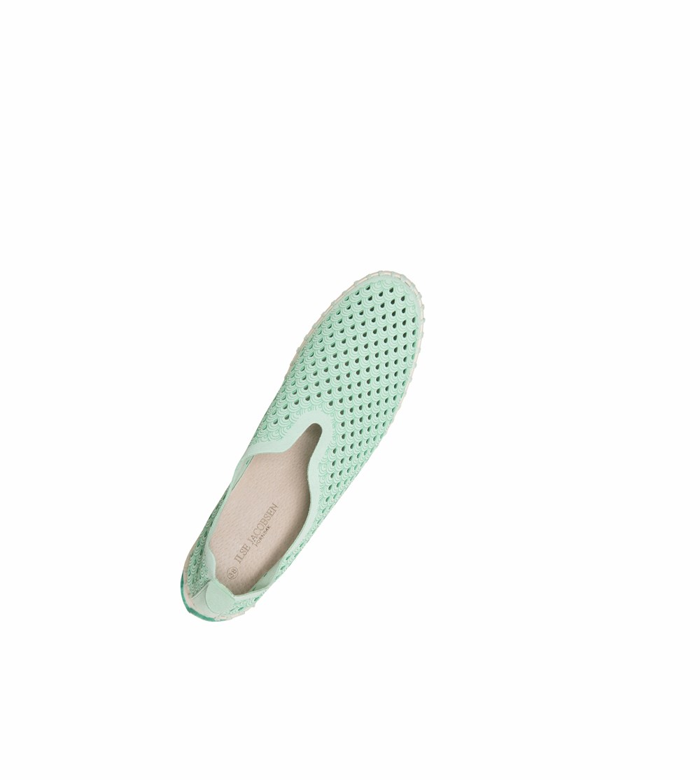 Women's Ilse Jacobsen Ballerina Green | YQ6987105