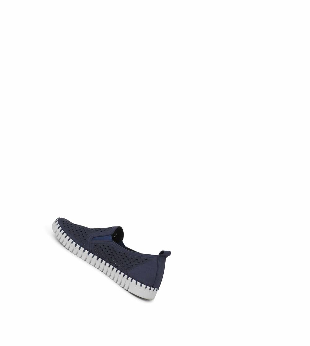 Women\'s Ilse Jacobsen Ballerina Navy | QY5913028