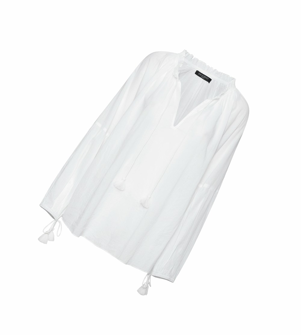 Women's Ilse Jacobsen Blouse White | AC2786195