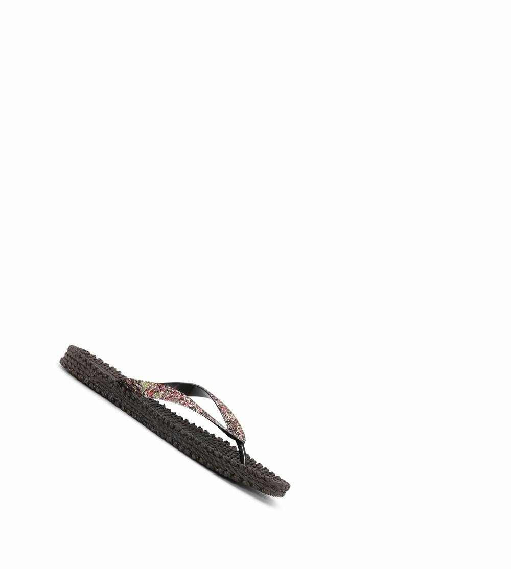 Women's Ilse Jacobsen Flip Flops Black | CV4580273