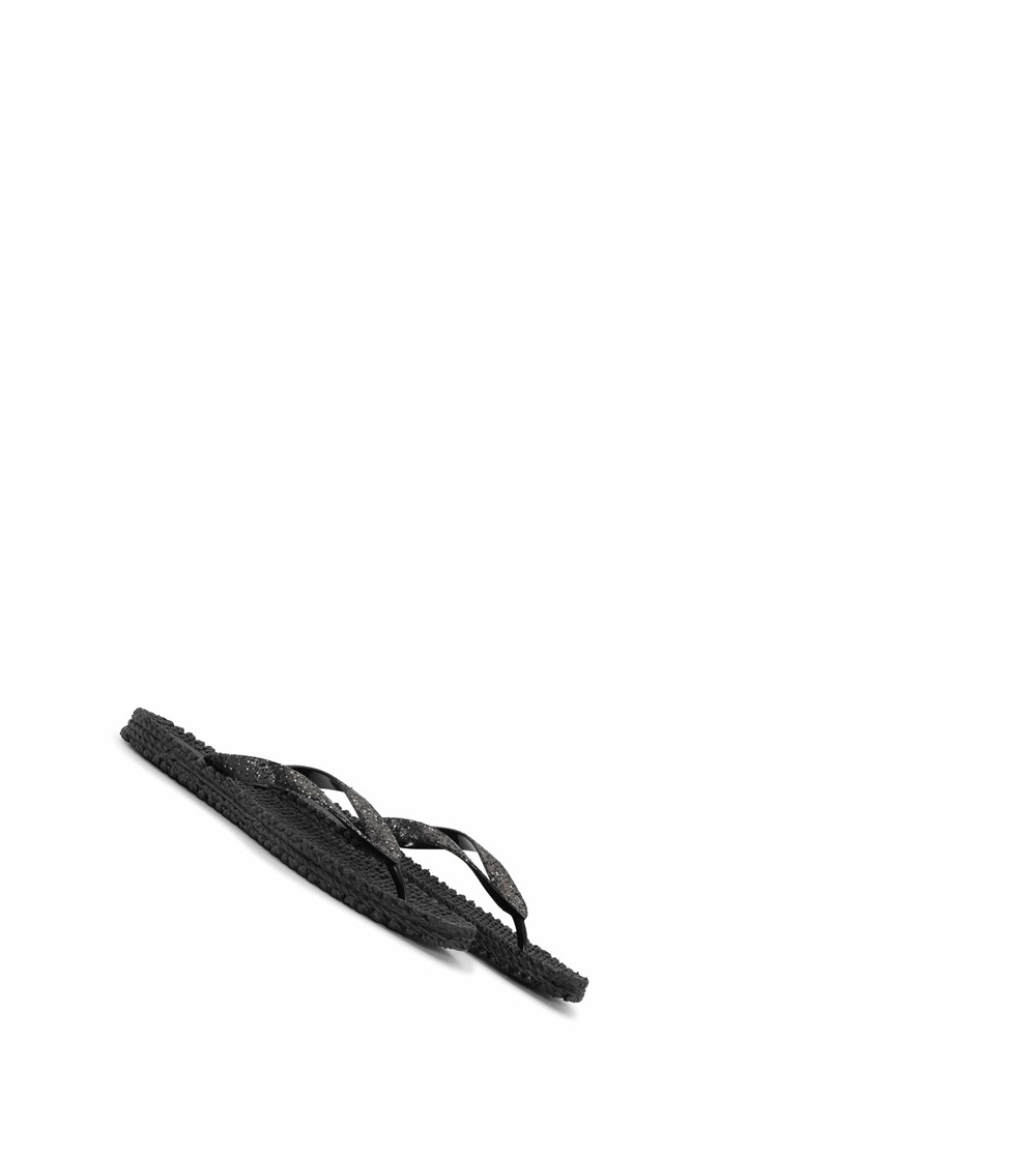 Women's Ilse Jacobsen Flip Flops Black | XO8794512