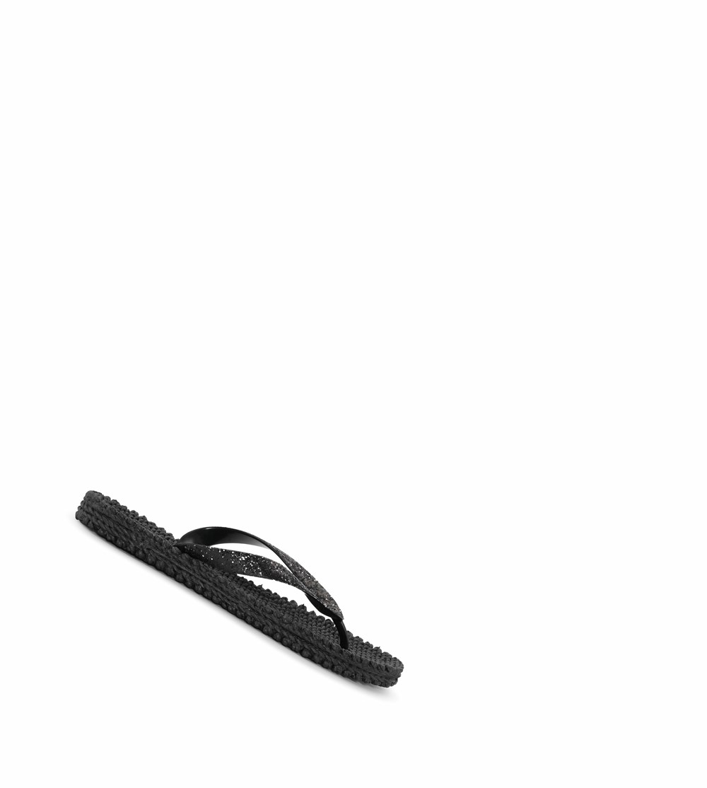 Women's Ilse Jacobsen Flip Flops Black | XO8794512