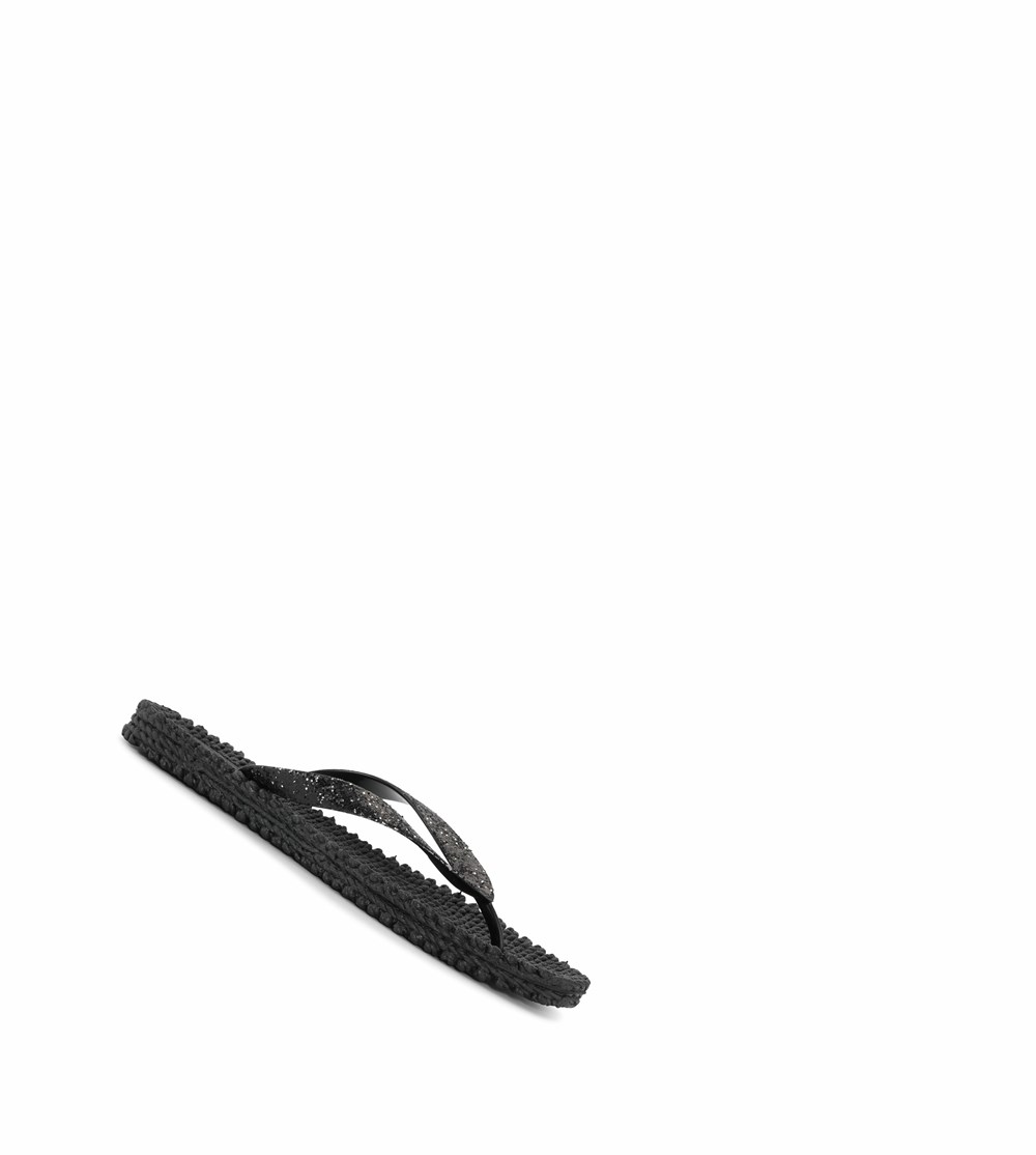 Women's Ilse Jacobsen Flip Flops Black | XO8794512