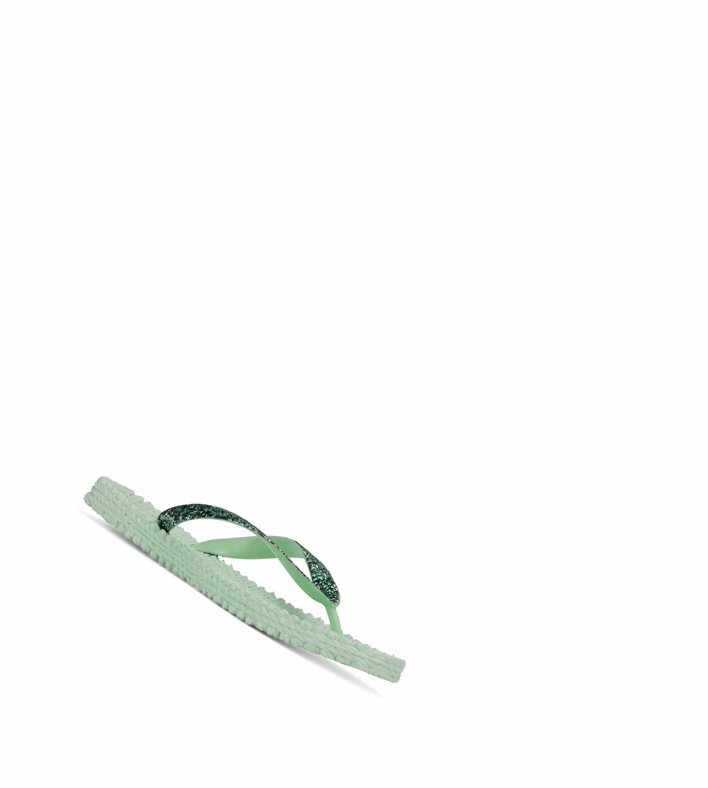 Women's Ilse Jacobsen Flip Flops Light Turquoise | GX1627594