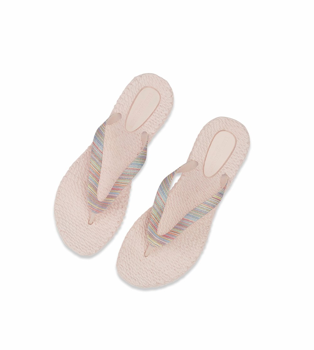 Women's Ilse Jacobsen Flip Flops Rose | PD7642591