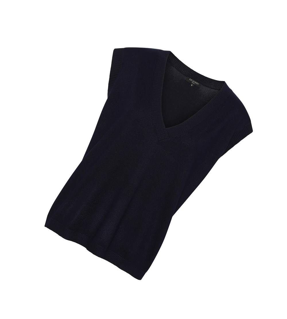 Women's Ilse Jacobsen Knitwear Dark Indigo | UY2054367