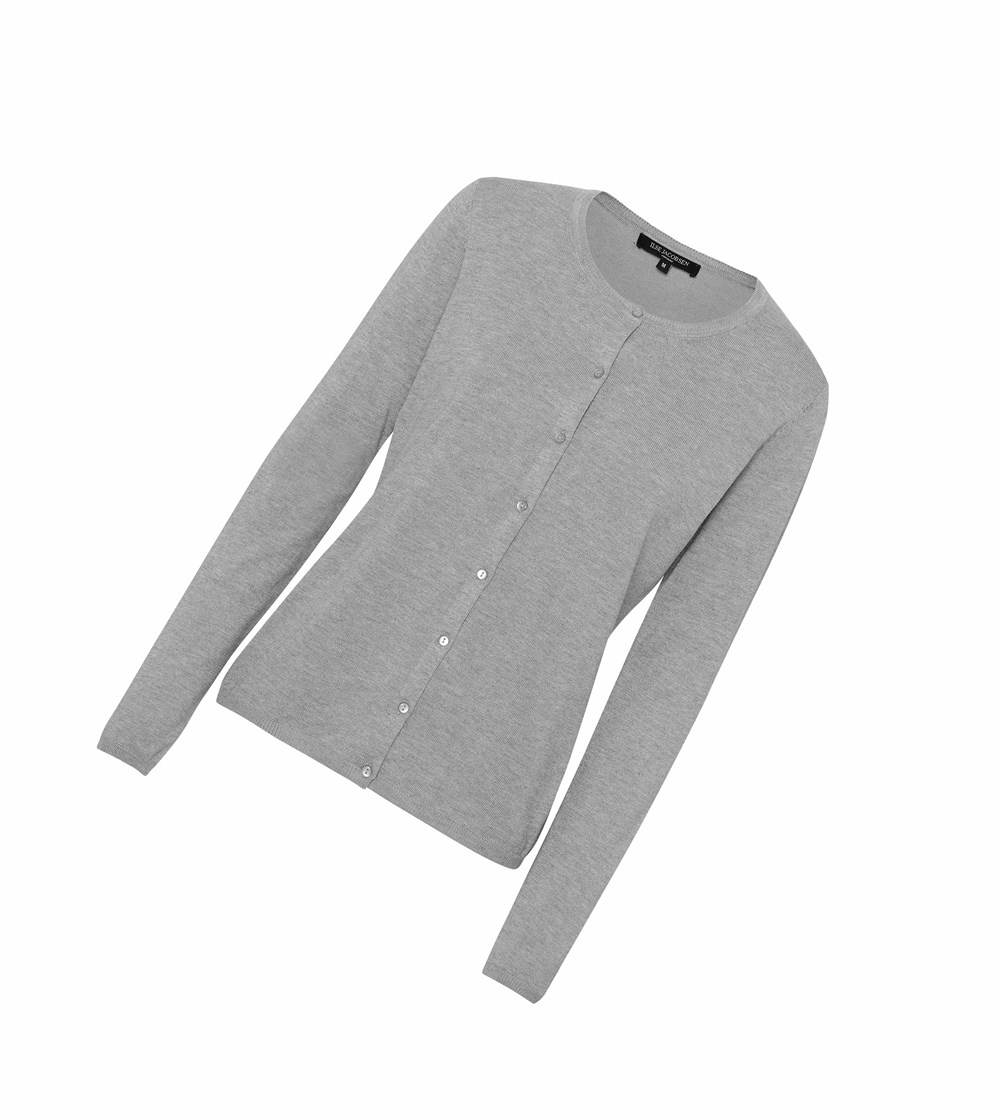 Women's Ilse Jacobsen Knitwear Grey | KM3725460