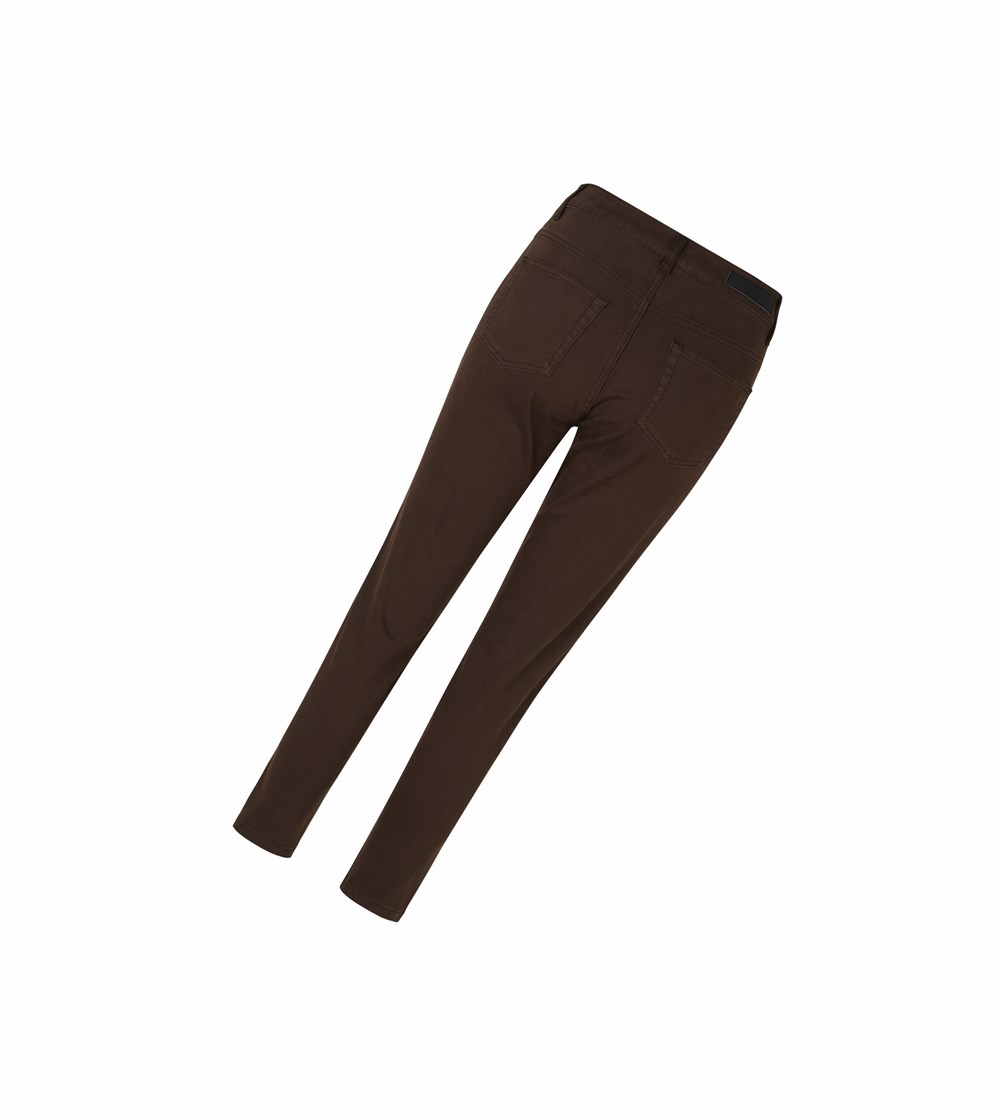 Women's Ilse Jacobsen Pants Brown | OQ3149078