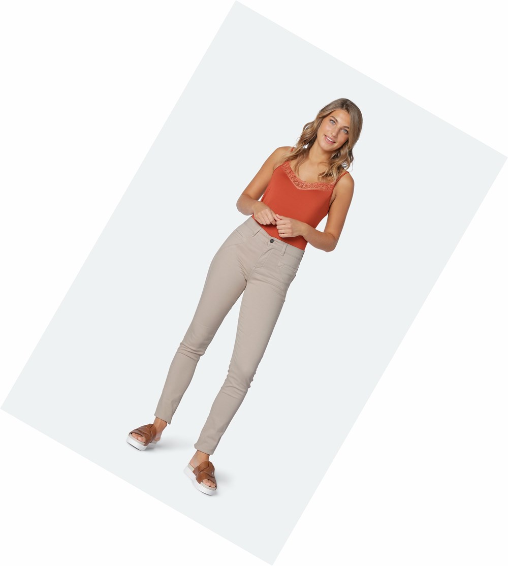 Women's Ilse Jacobsen Pants Grey | BW8514367