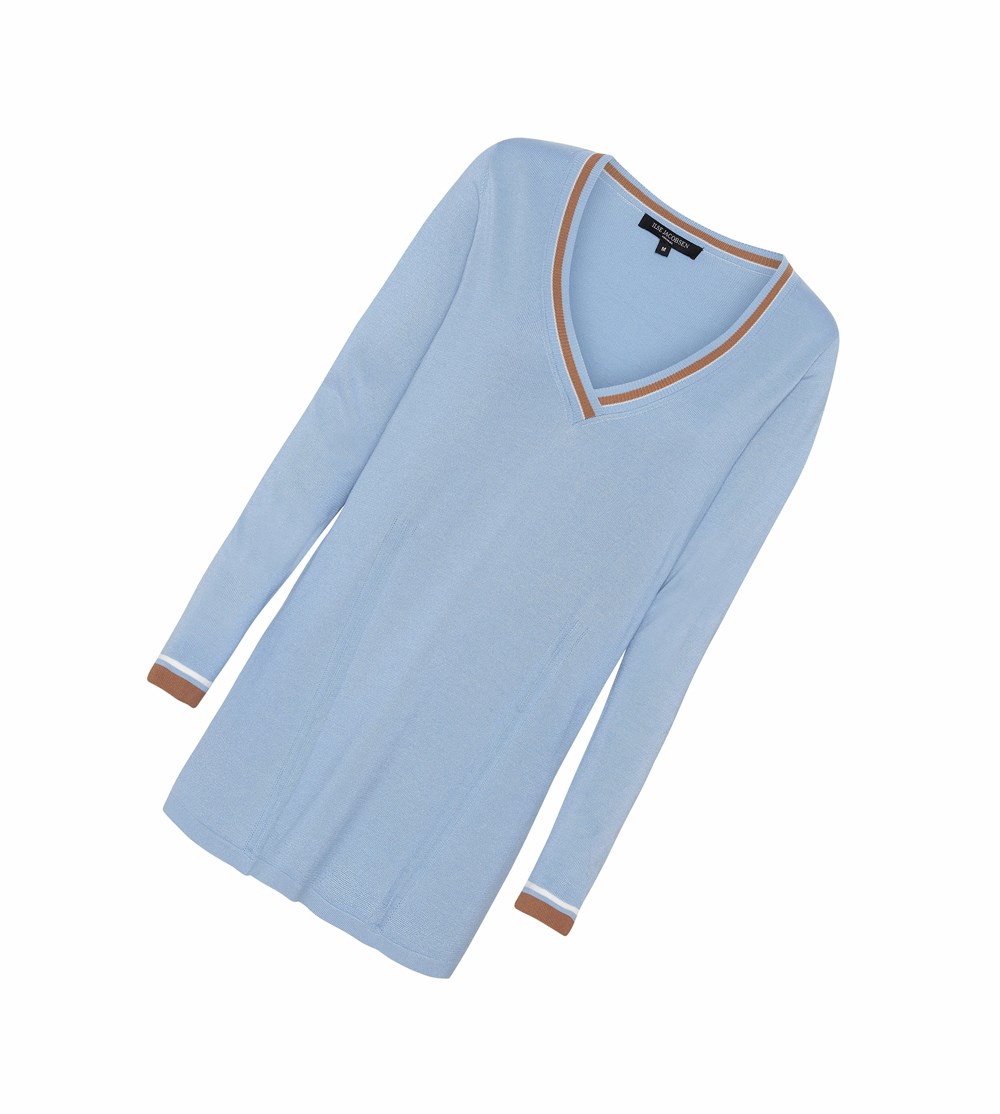 Women's Ilse Jacobsen Pullover Blue | IU2514703