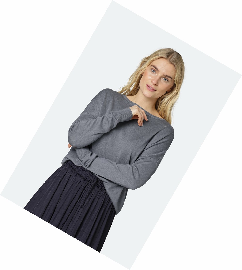 Women\'s Ilse Jacobsen Pullover Grey | TC5132684