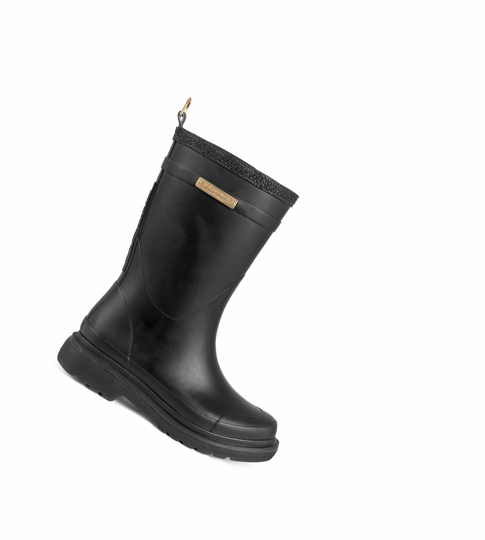 Women\'s Ilse Jacobsen Rain Boots Black | DT7489651