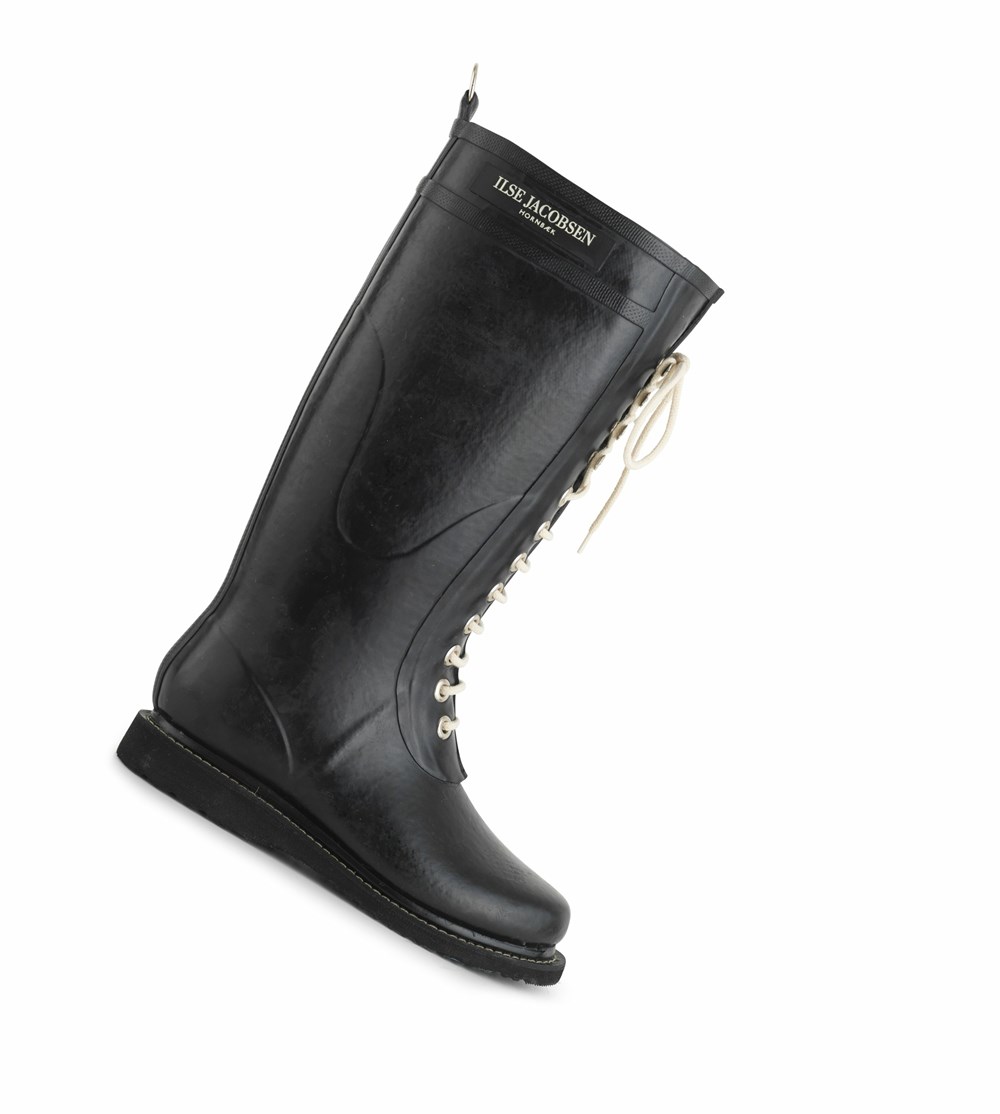 Women's Ilse Jacobsen Rain Boots Black | LU0689357