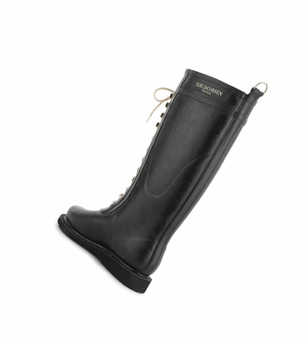 Women's Ilse Jacobsen Rain Boots Black | LU0689357