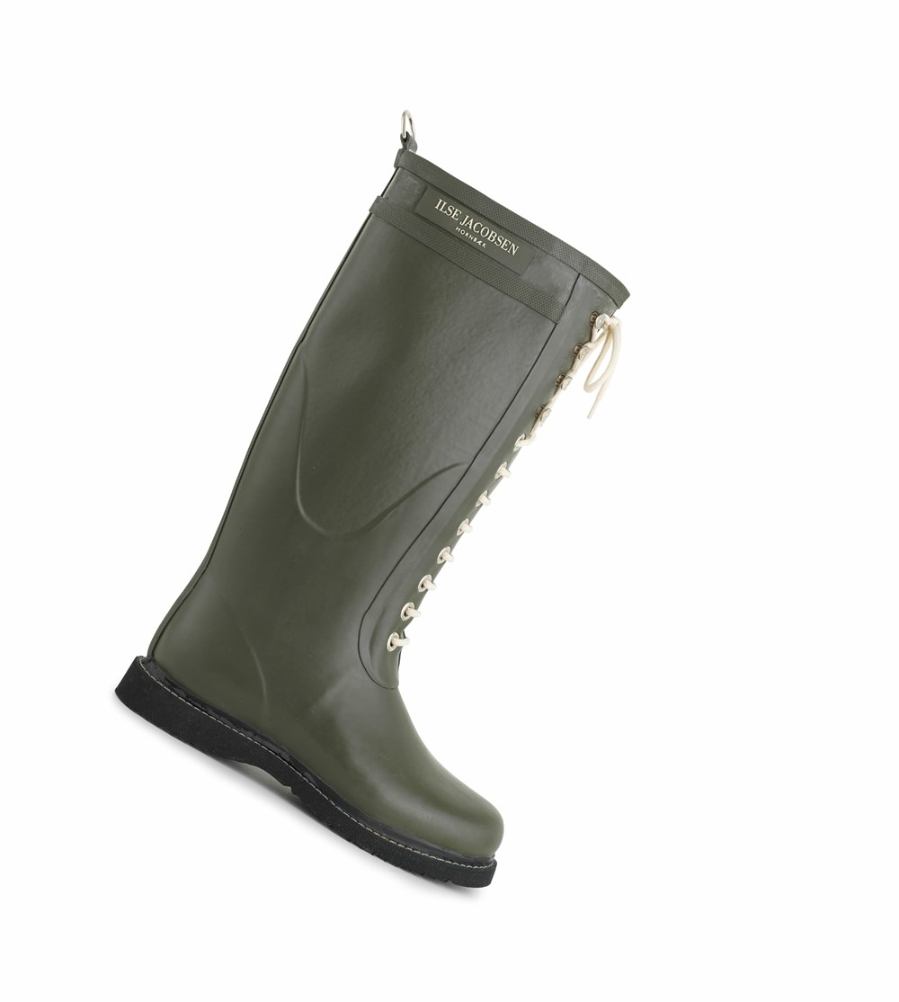 Women\'s Ilse Jacobsen Rain Boots Black | OA7340286