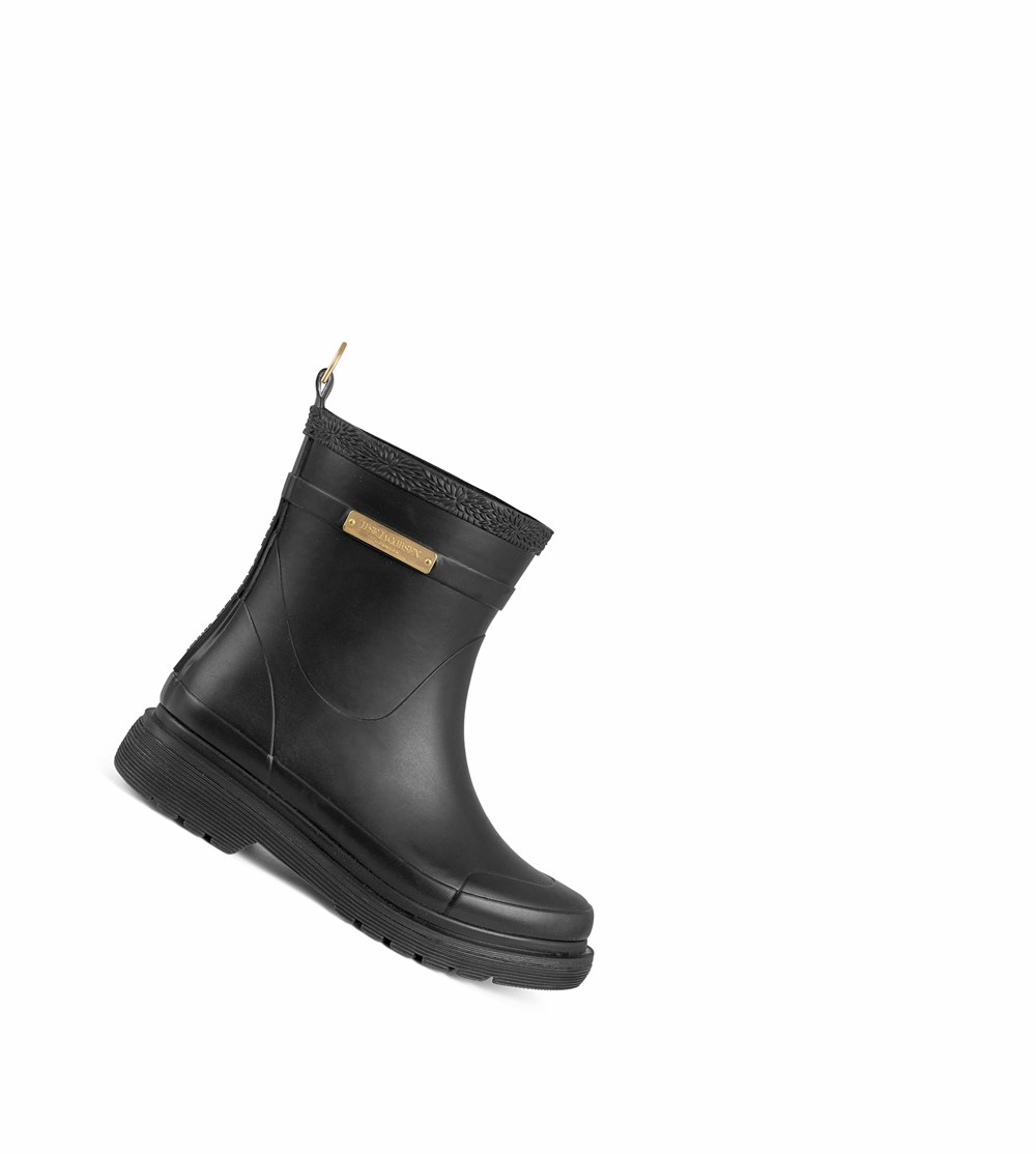 Women\'s Ilse Jacobsen Rain Boots Black | OX0386412