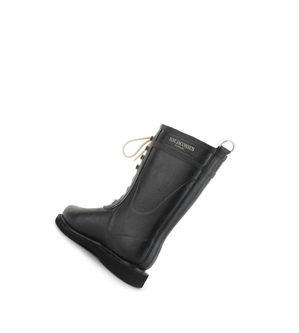 Women's Ilse Jacobsen Rain Boots Black | US7051623