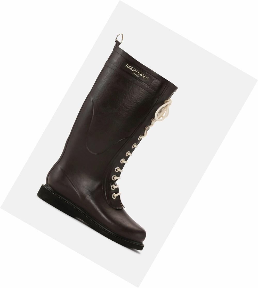 Women's Ilse Jacobsen Rain Boots Brown | HS0469825