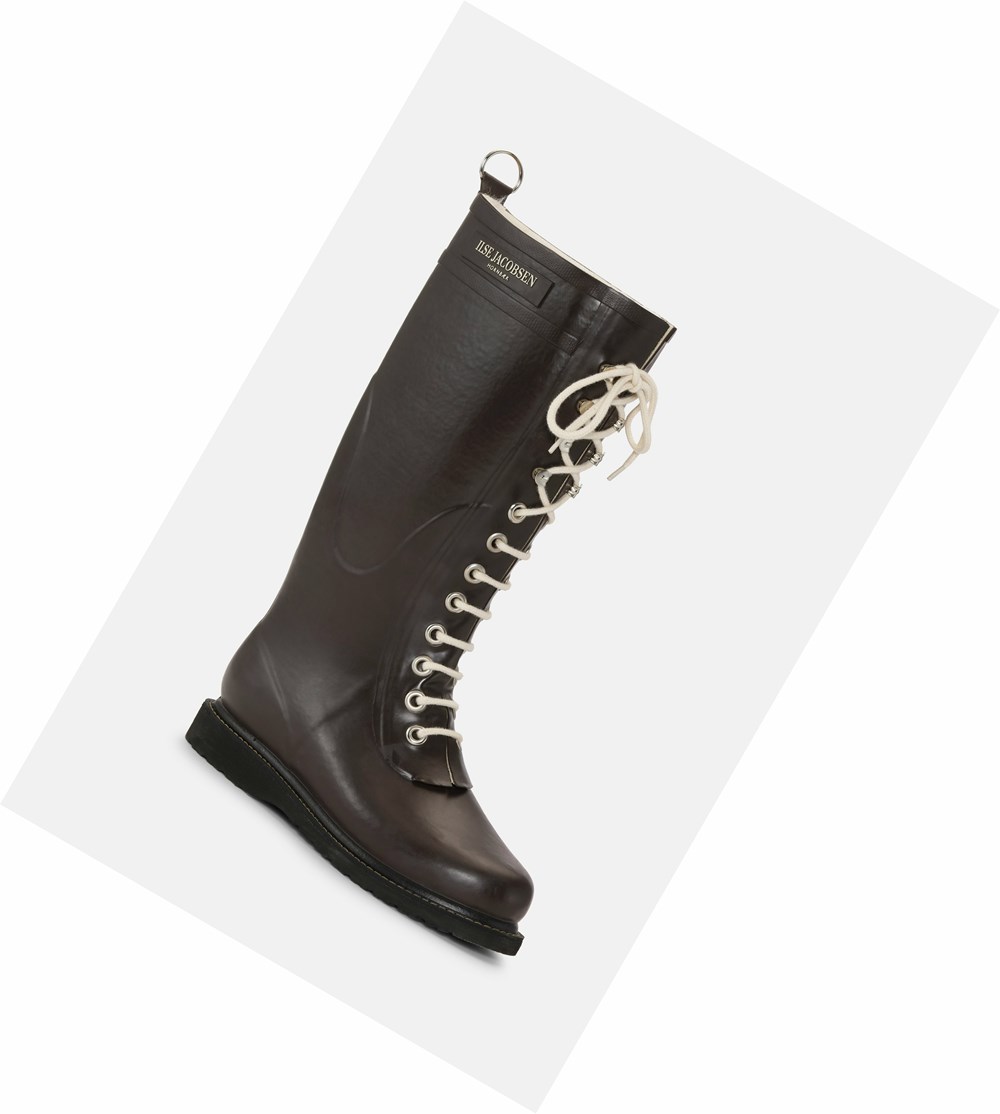 Women's Ilse Jacobsen Rain Boots Brown | HS0469825