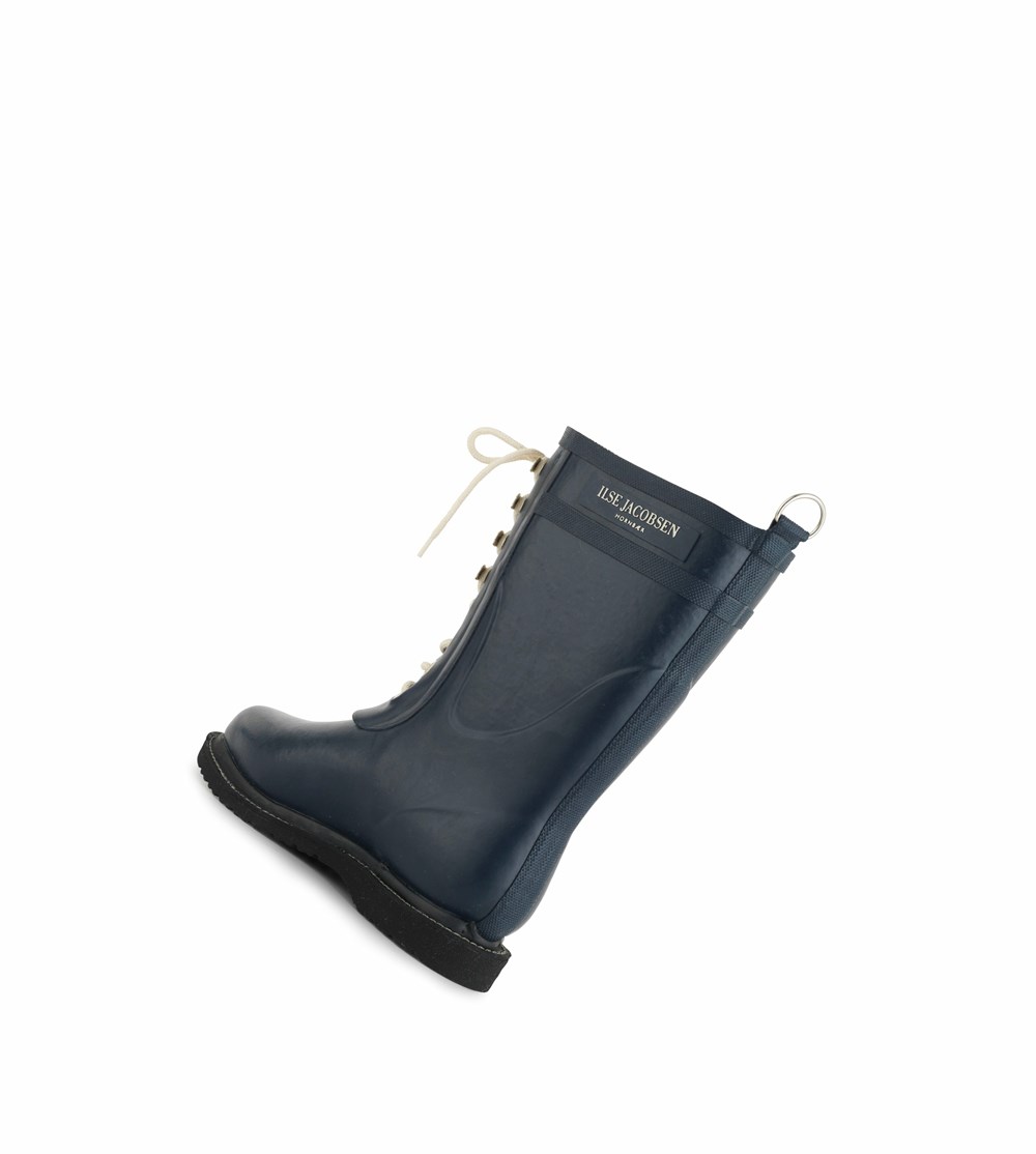 Women's Ilse Jacobsen Rain Boots Dark Indigo | AL7560192