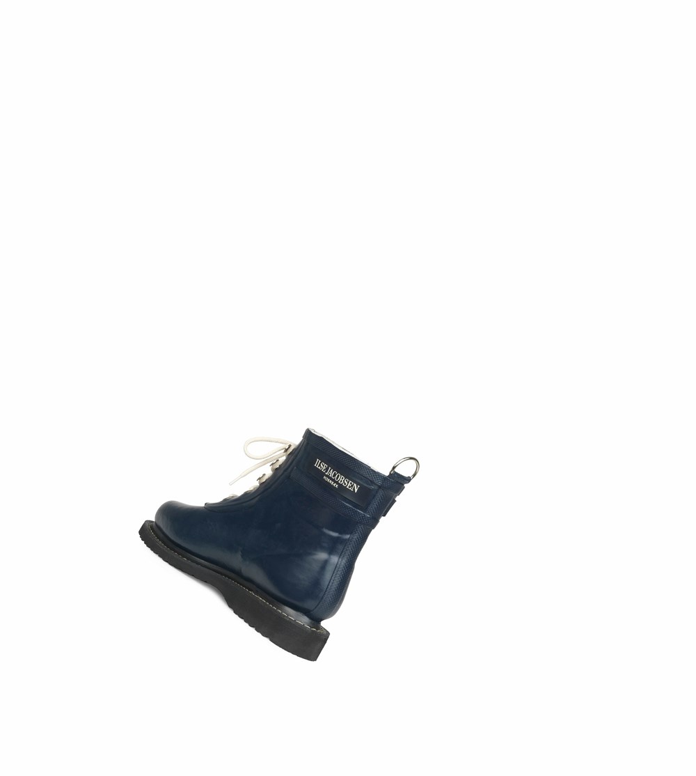 Women's Ilse Jacobsen Rain Boots Dark Indigo | XA4893210