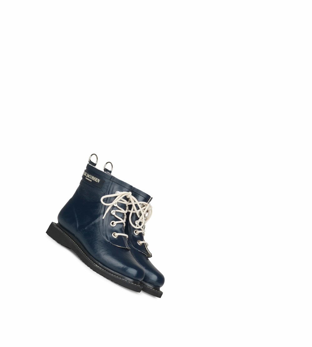 Women\'s Ilse Jacobsen Rain Boots Dark Indigo | XA4893210