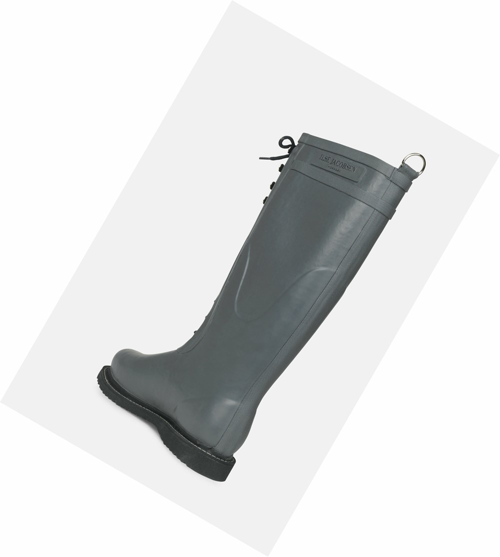 Women's Ilse Jacobsen Rain Boots Grey | EA9428561