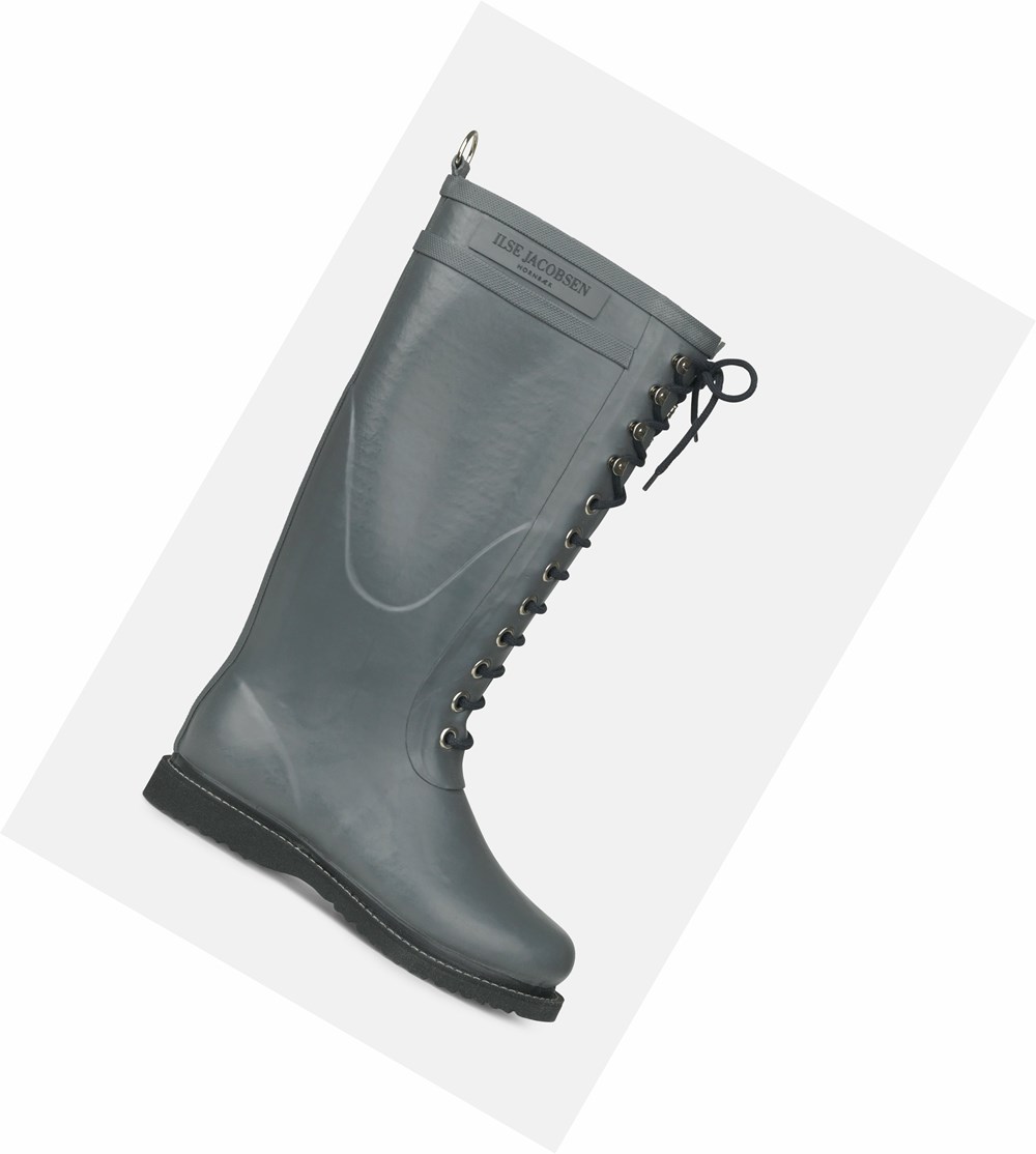 Women's Ilse Jacobsen Rain Boots Grey | EA9428561